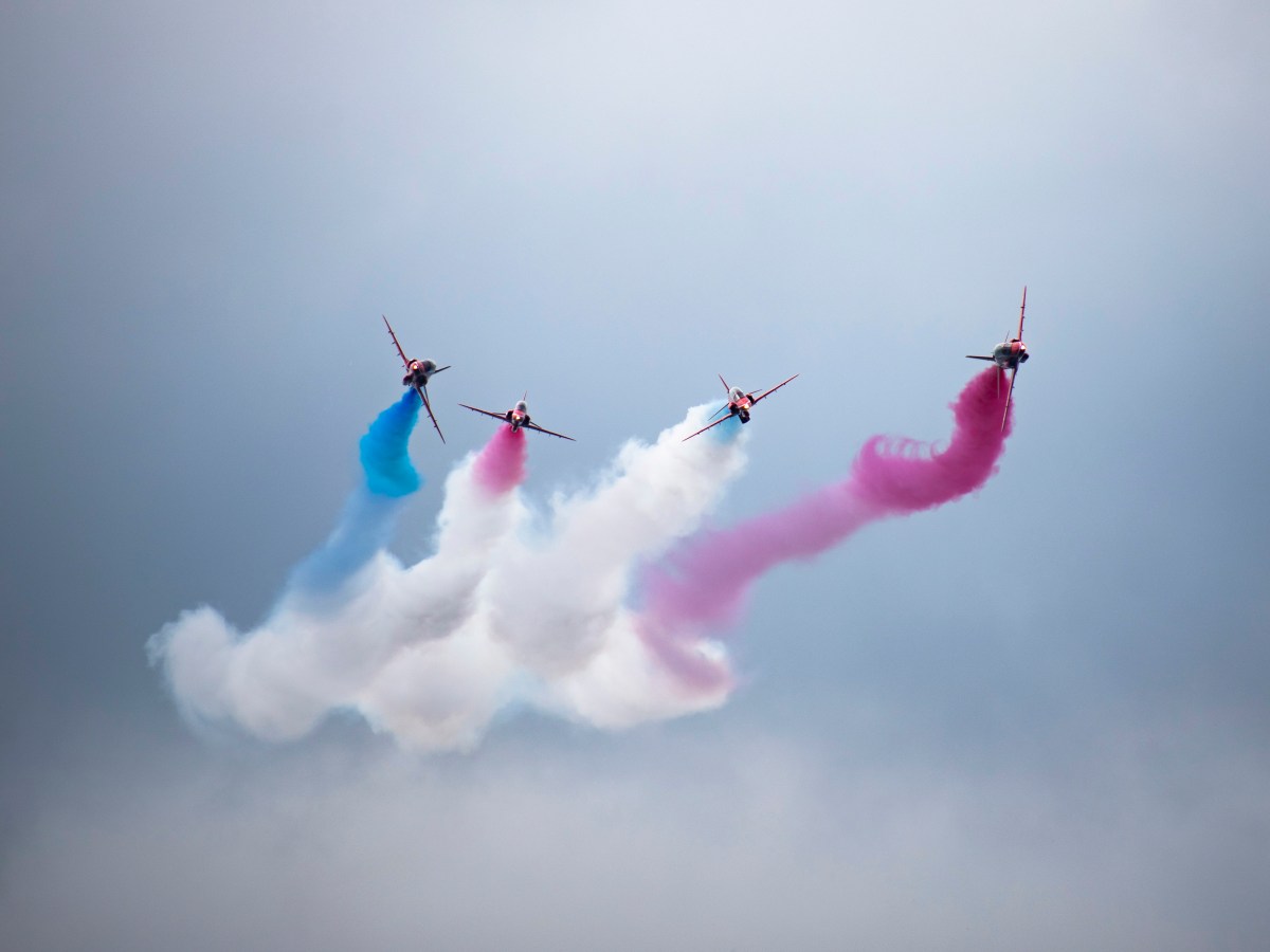 RAF Red Arrows AIRshow over Tallinn&nbsp;Bay
