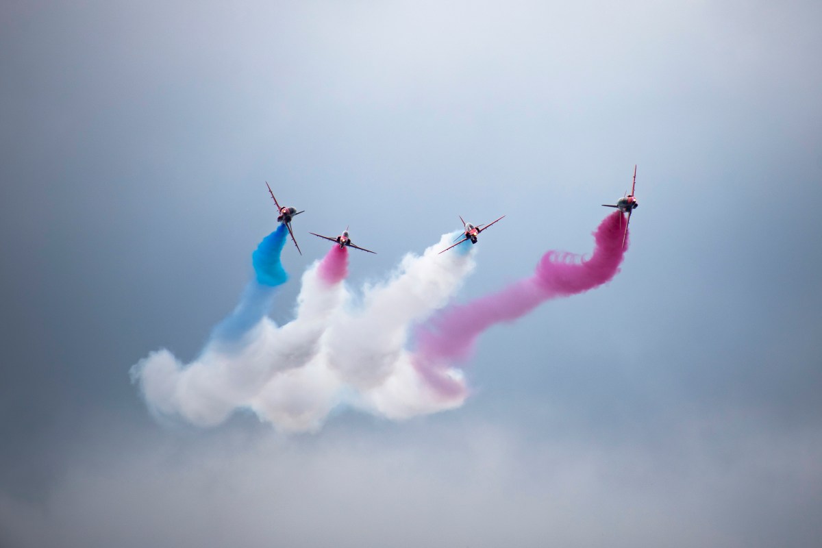RAF Red Arrows AIRshow over Tallinn&nbsp;Bay